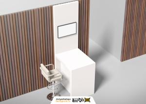 دانلود موکاپ دکوراسیون داخلی سازه چوبی مدرن
