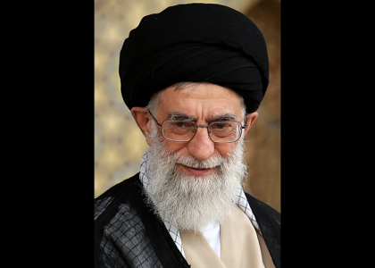 عکس پرتره آیت الله خامنه ای از نمای نزدیک